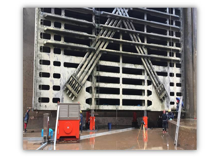 三峽南北二線提升器，提升高度175m ～185m